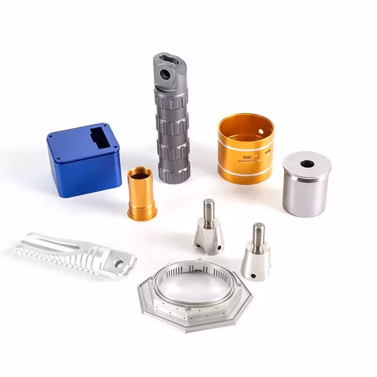 빨간 명확한 양극 처리된 알루미늄 부분을 기계로 가공하는 주문 판금 제작 울안 CNC